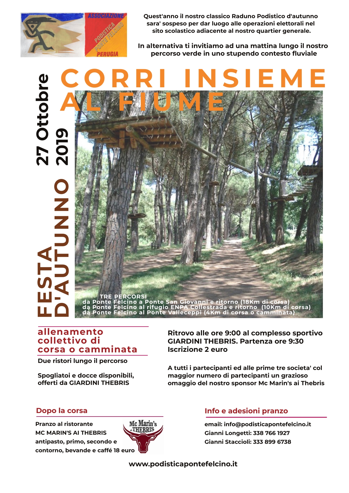 Corri insieme al Fiume 2019 - Manifesto